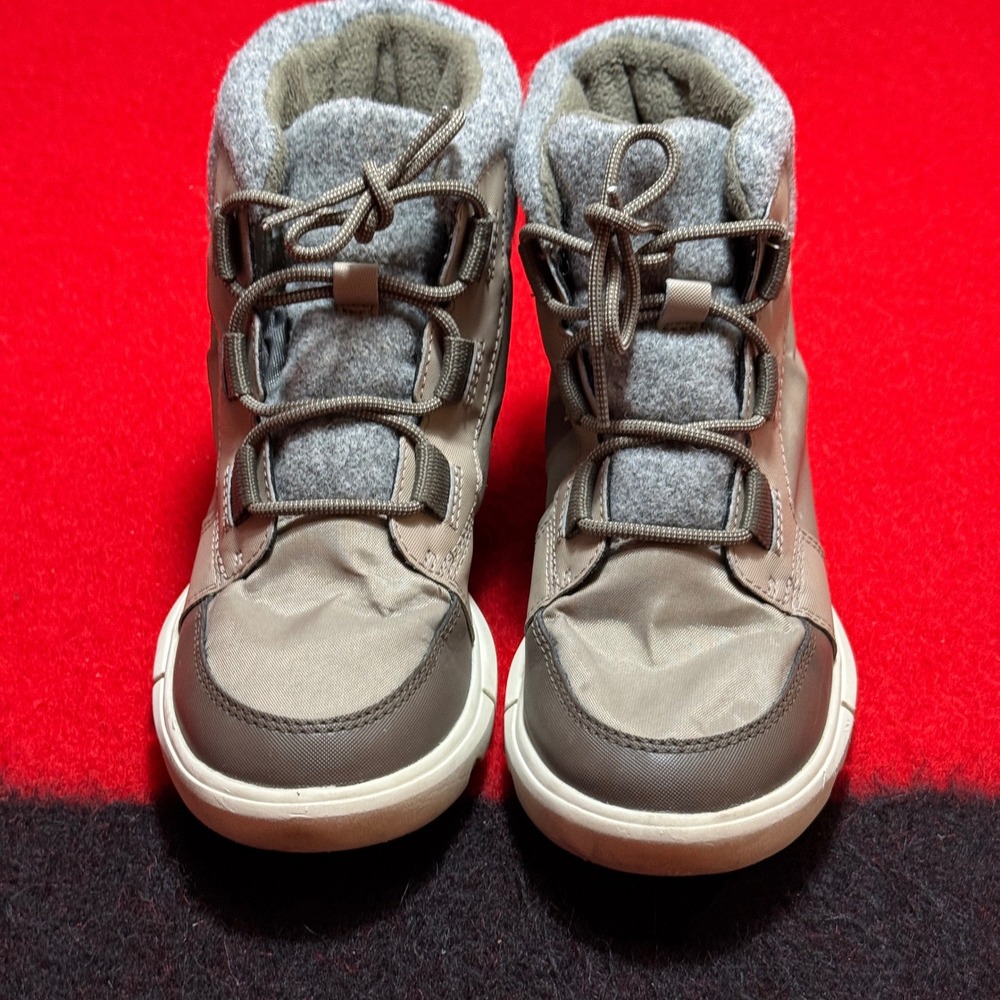 Sorel Explorer II Carnival Boots Womens 6 Khaki Waterproof Winter Sneaker LL6063 - Picture 3 of 6